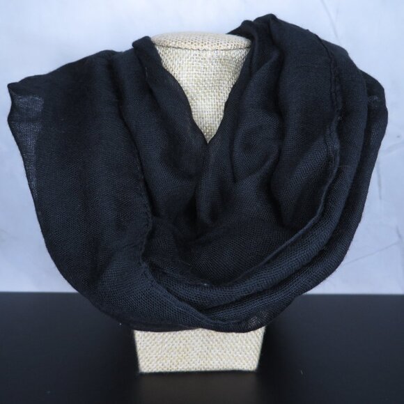 Black Infinity Scarf - Picture 4 of 6